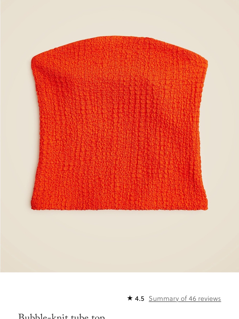 J Crew Bubble tube top. Cute textured material. Size S.
